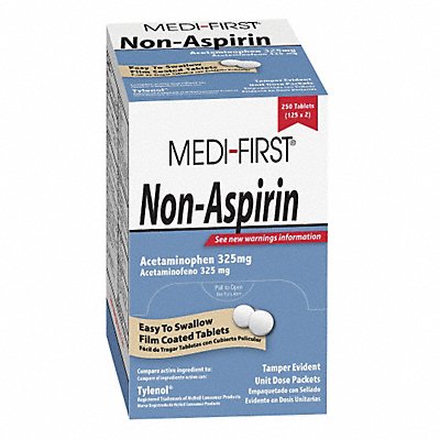 Non-Aspirin Pain Relief Tablet PK250 MPN:80348