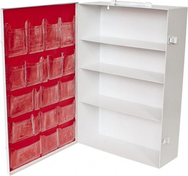 15-1/8 Inch Wide x 5-1/8 Inch Deep x 21-1/8 Inch High, Fixed Industrial Empty First Aid Cabinet MPN:701MTM