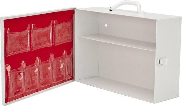 15-1/4 Inch Wide x 4-3/4 Inch Deep x 10-1/4 Inch High, Fixed Industrial Empty First Aid Cabinet MPN:723MTMSD