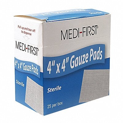 Gauze Pad Sterile 12 Ply Cotton PK25 MPN:62073