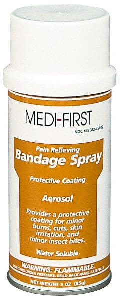 Wound Care Spray: 1/8 oz, Aerosol Can MPN:45017