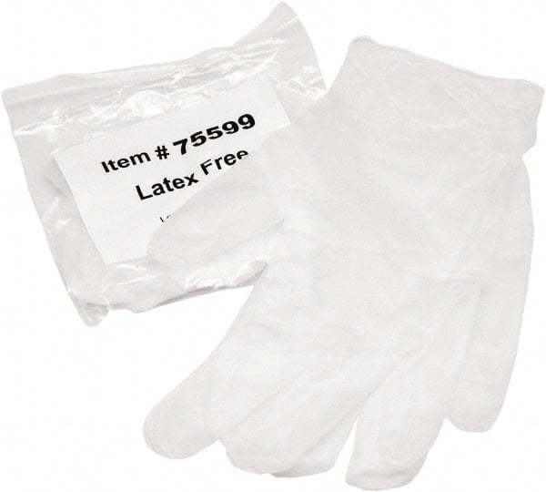 First Aid Applicators, Applicator Type: Disposable Gloves , Material: Vinyl , Glove Size: Large  MPN:75599