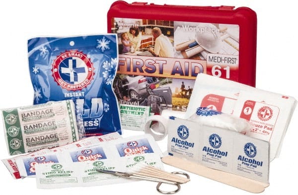 Multipurpose/Auto/Travel First Aid Kit: 61 Pc MPN:40061