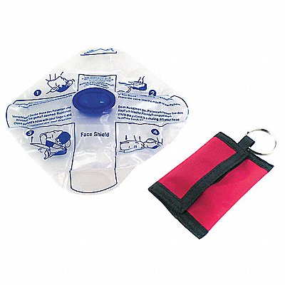 CPR Faceshield Small Red MPN:MS-21106