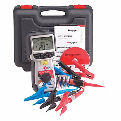 Insulation Tester 50 to 2500V DC LCD MPN:MIT2500