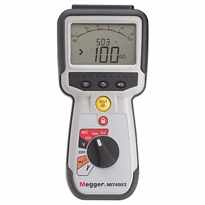 Megohmmeter 50 to 1000V DC Backlit LCD MPN:MIT420/2