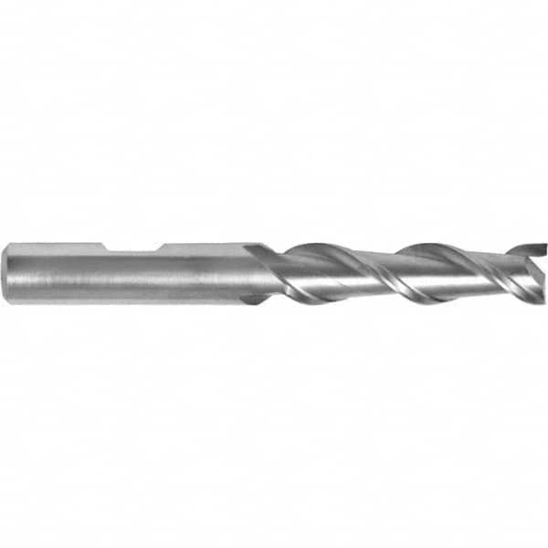 Square End Mill: 5/16'' Dia, 9/16'' LOC, 3/8'' Shank Dia, 2-5/16'' OAL, 2 Flutes, Cobalt MPN:10618