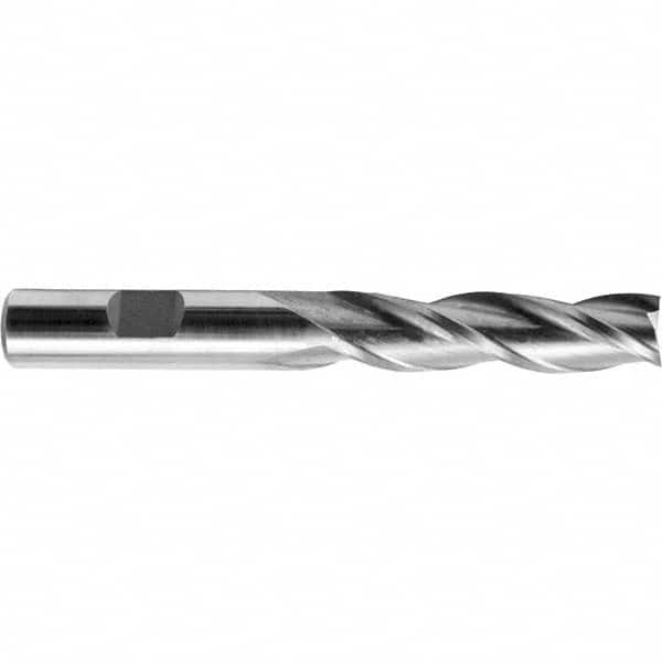 Square End Mill: 13/16'' Dia, 1-5/8'' LOC, 1/2'' Shank Dia, 3-5/8'' OAL, 3 Flutes, Cobalt MPN:12070