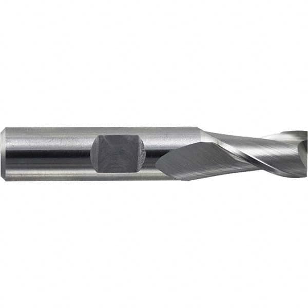 Square End Mill: 5/8'' Dia, 5/8'' LOC, 1/2'' Shank Dia, 2-3/4'' OAL, 2 Flutes, Cobalt MPN:12798