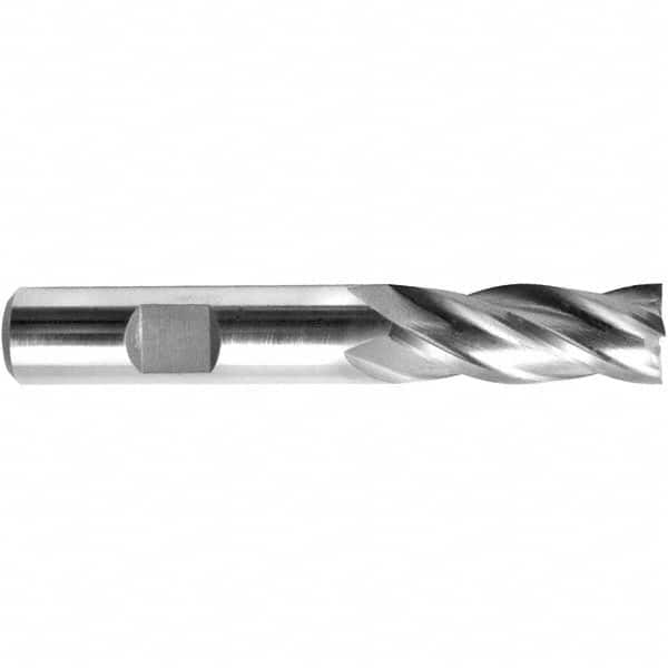 Square End Mill: 1/2'' Dia, 1-1/4'' LOC, 1/2'' Shank Dia, 3-1/4'' OAL, 6 Flutes, Cobalt MPN:15050