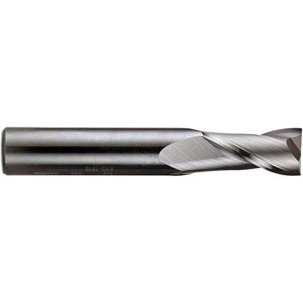 Square End Mill: 5/32'' Dia, 3/4'' LOC, 3/16'' Shank Dia, 3'' OAL, 2 Flutes, Solid Carbide MPN:16063