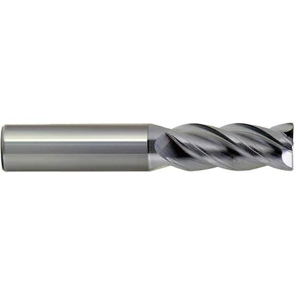 Square End Mill: 1/2'' Dia, 1'' LOC, 1/2'' Shank Dia, 3'' OAL, 4 Flutes MPN:H6144