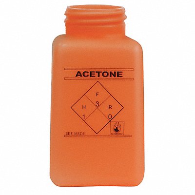 Graduated Acetone ESD Bottle 6oz Wide MPN:35492