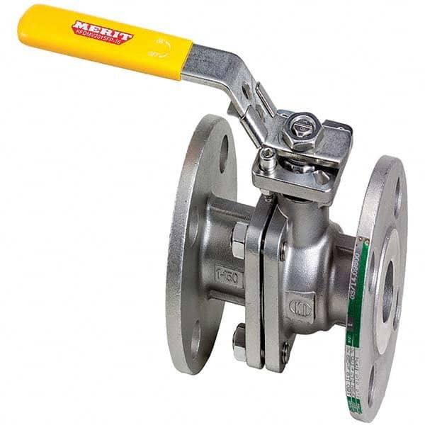 2-Way Manual Ball Valve: 1/2