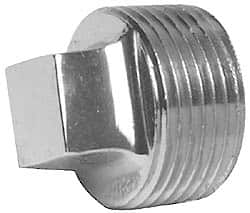 Brass Pipe Square Head Plug: 3/4