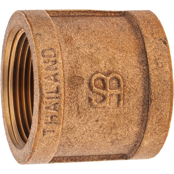 Brass Pipe Coupling: 1-1/4