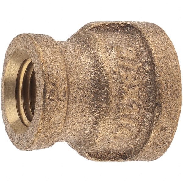 Brass Pipe Reducing Coupling: 3/8 x 1/4