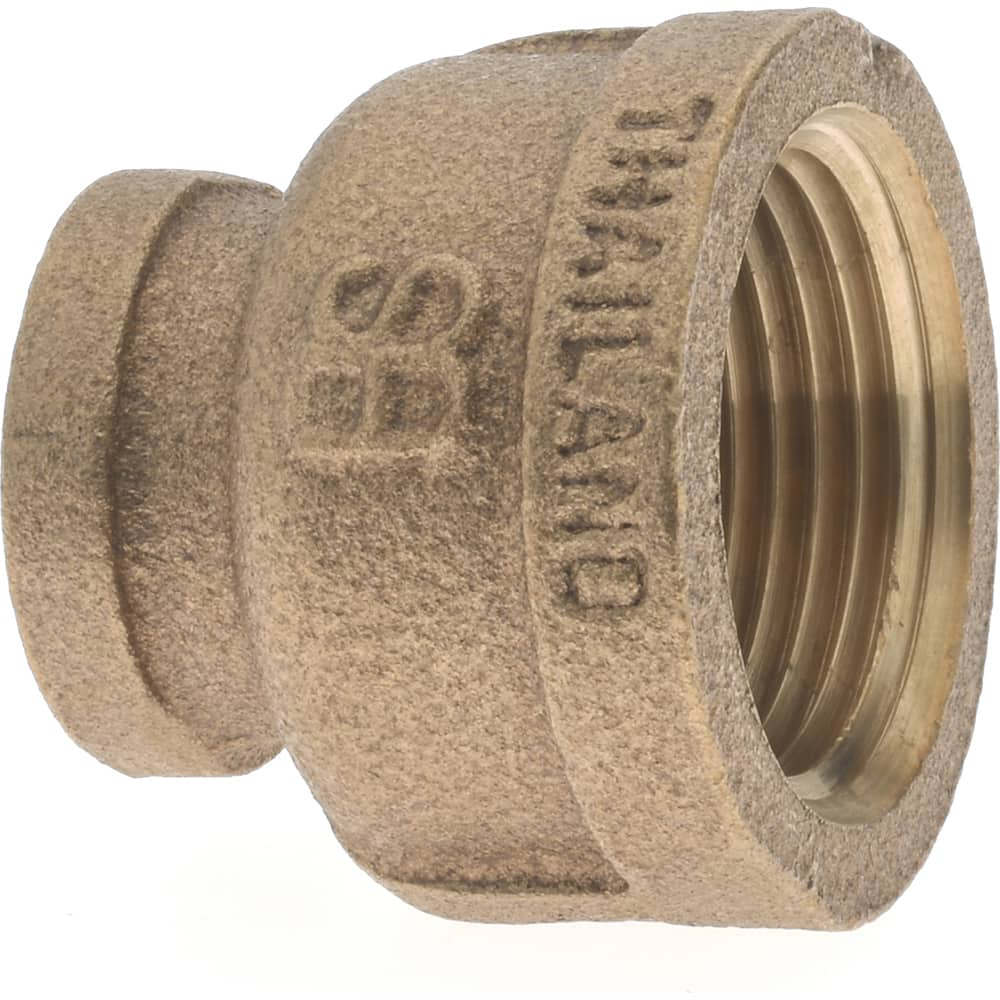 Brass Pipe Reducing Coupling: 1 x 1/2