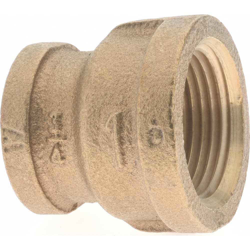 Brass Pipe Reducing Coupling: 1 x 3/4