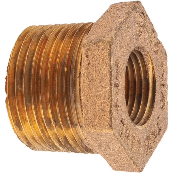 Brass Pipe Bushing: 3/4 x 3/8