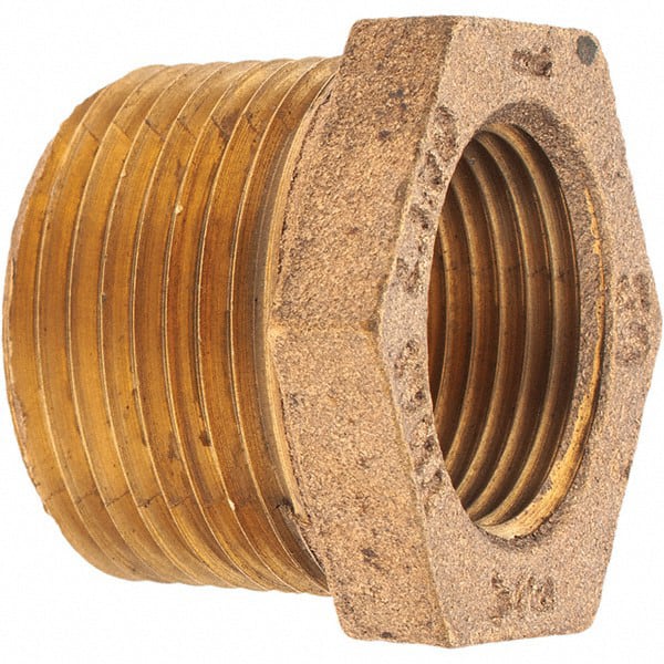 Brass Pipe Bushing: 1 x 3/4