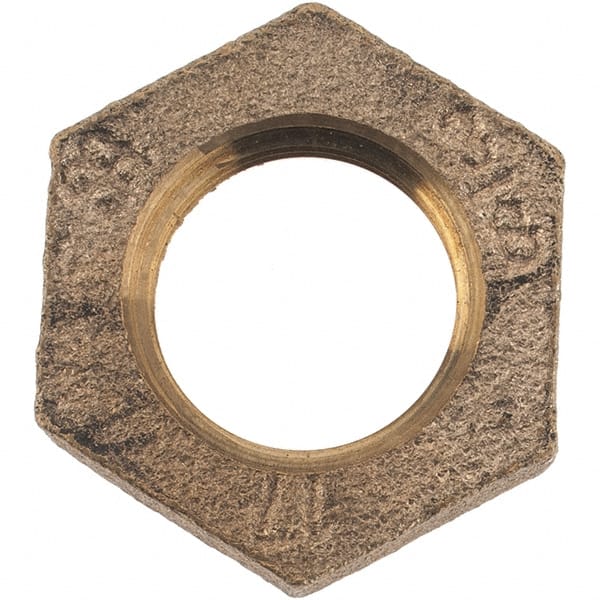 Brass Pipe Locknut: 3/8