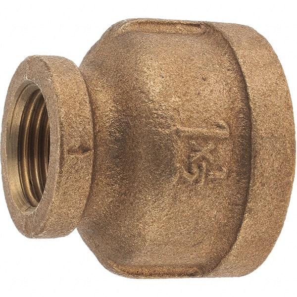 Brass Pipe Reducing Coupling: 1 x 1/2