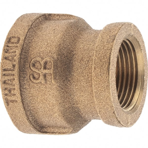 Brass Pipe Reducing Coupling: 1 x 3/4