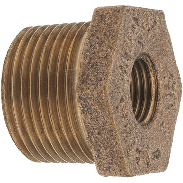 Brass Pipe Bushing: 3/4 x 1/4