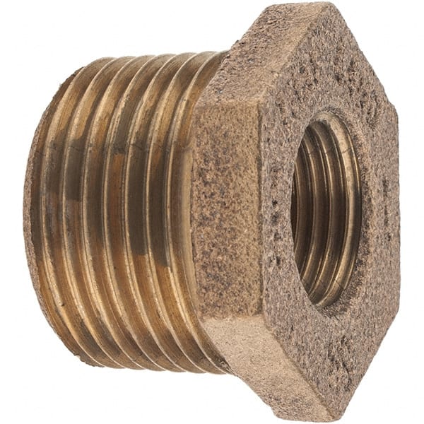 Brass Pipe Bushing: 1 x 1/2