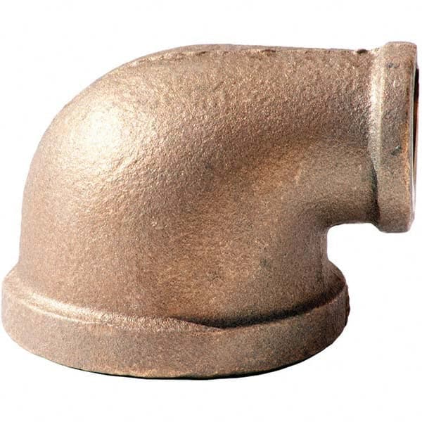 Brass Pipe Reducing Elbow: 3/4 x 3/4 x 1/2