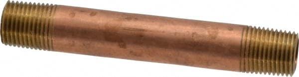 Brass Pipe Nipple: Threaded on Both Ends, 2-1/2