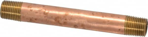 Brass Pipe Nipple: Threaded on Both Ends, 3