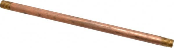 Brass Pipe Nipple: Threaded on Both Ends, 8