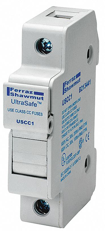 Fuse Block 0 to 30A Class CC 1 Pole MPN:USCC1