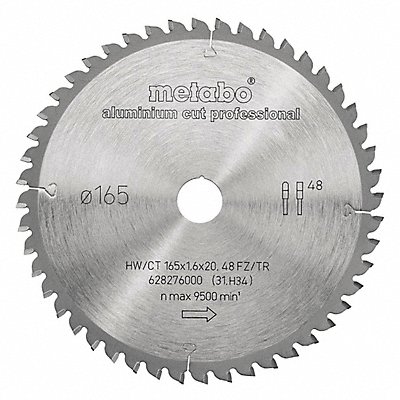 Saw Blade Metal 6-1/2 Aluminum MPN:628276000