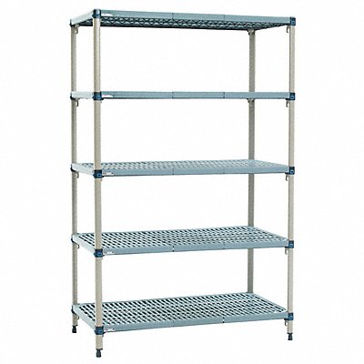 Shelf Plastic Industrial Shelving (5) MPN:5Q357G3