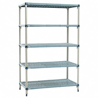 Shelf Plastic Industrial Shelving (5) MPN:5Q367G3