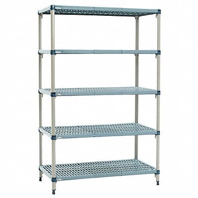 Shelf Plastic Industrial Shelving (5) MPN:5Q517G3