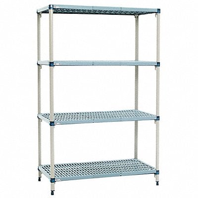 Shelf Plastic Industrial Shelving (4) MPN:Q316G3