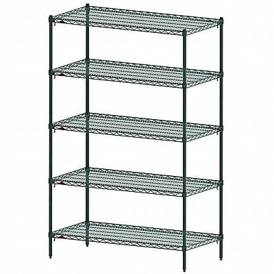 Wire Shelving Shelf Metal Adjustable MPN:5A317K3