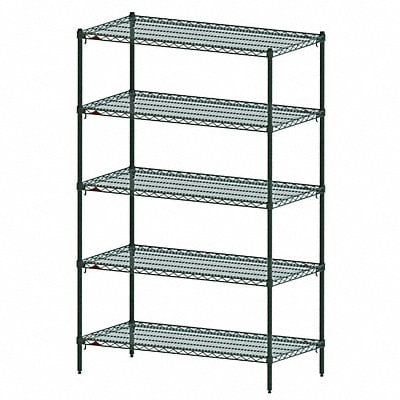 Wire Shelving Shelf Metal Adjustable MPN:5A557K3