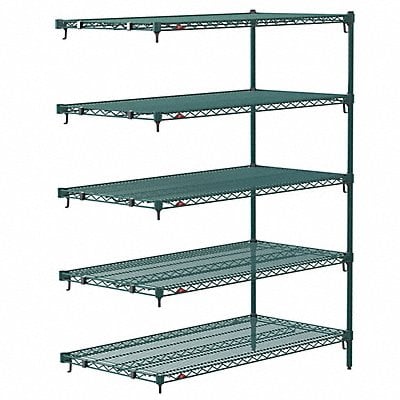 Wire Shelving Shelf Metal Adjustable MPN:5AA317K3