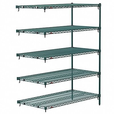 Wire Shelving Shelf Metal Adjustable MPN:5AA517K3