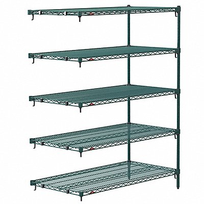 Wire Shelving Shelf Metal Adjustable MPN:5AA557K3