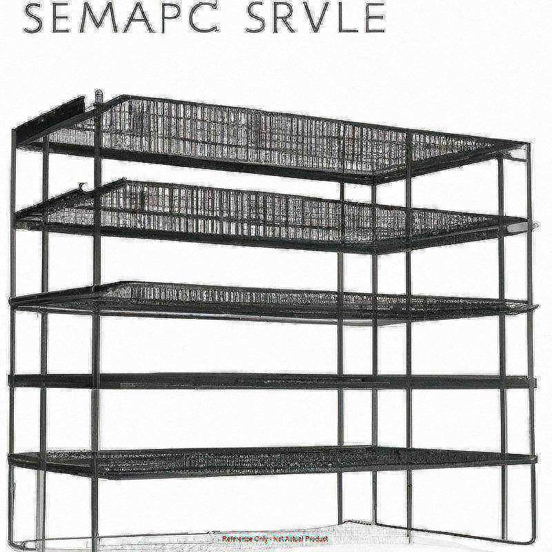 Wire Shelving Shelf Metal Adjustable MPN:AA376C