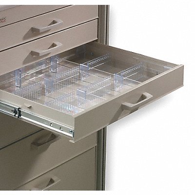 Drawer Divider Kit 2-3/8 H Clear MPN:MBC113