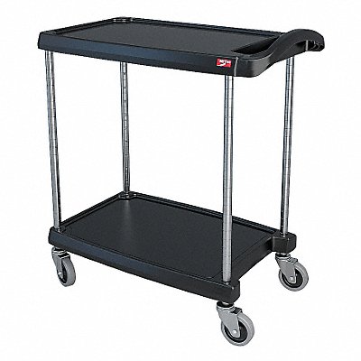 Utility Cart 300 lb Load Cap. 2 Shelves MPN:MY1627-24BL