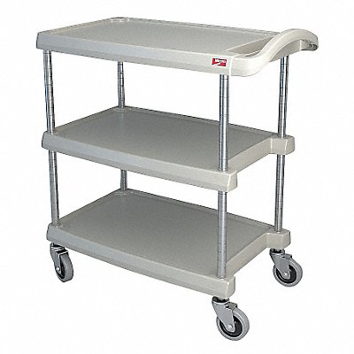 Utility Cart 400 lb Load Cap. 3 Shelves MPN:MY1627-34G