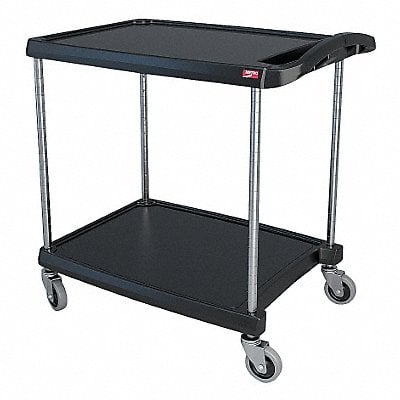 Utility Cart 300 lb Load Cap. 2 Shelves MPN:MY2030-24BL